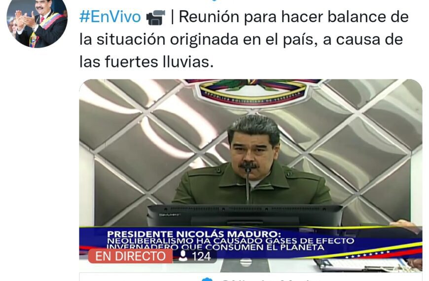 PRESIDENTE DE LA REPÚBLICA SE DIRIGE AL PAÍS PARA INFORMAR SITUACIÓN DE LAS LLUVIAS