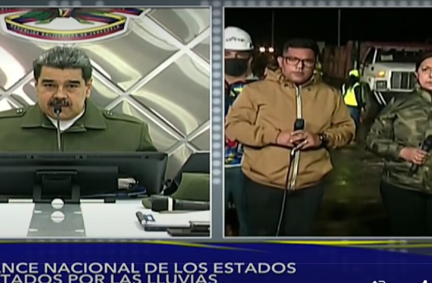 ALCALDESA DE CARACAS INFORMA AL PRESIDENTE SITUACIÓN DE LAS LLUVIAS EN LA CAPITAL