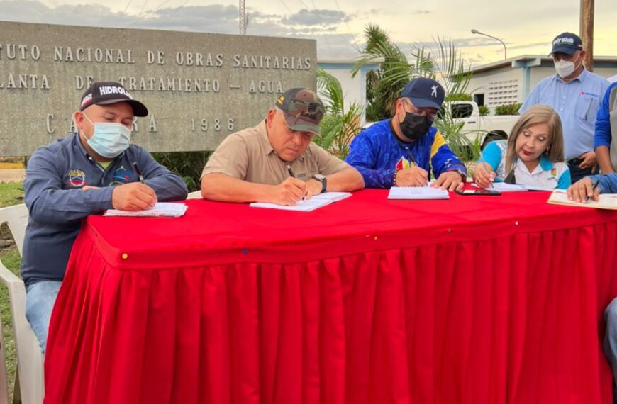 (VENEZUELA) ACTIVAN PLAN ESPECIAL PARA OPTIMIZAR DISTRIBUCIÓN DE AGUA POTABLE EN TORRES