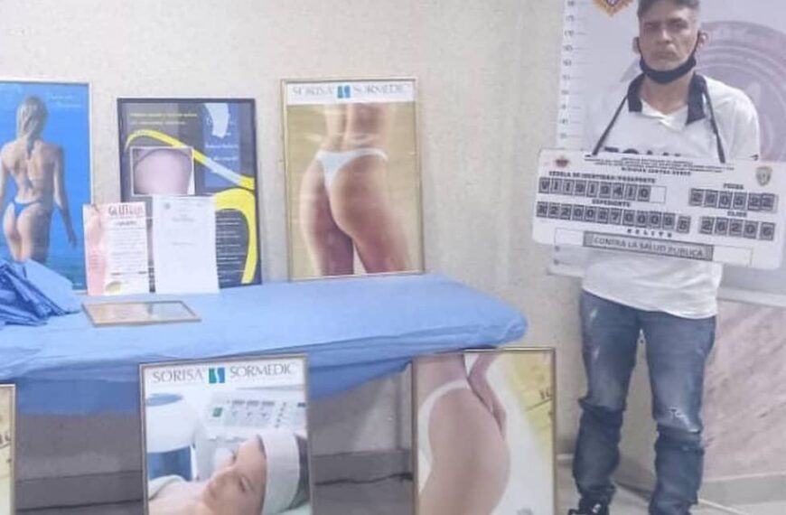 (VENEZUELA) DETENIDO EN CARACAS CIUDADANO QUE EJERCÍA IGLEGALMENTE LA MEDICINA