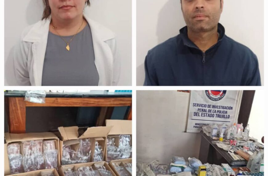 (VENEZUELA) DETENIDOS EN FLAGRANCIA 2 MÉDICOS EN TRUJILLO POR CORRUPCIÓN