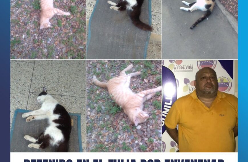 (VENEZUELA) EN EL ZULIA CAPTURAN A HOMBRE POR MALTRATO ANIMAL