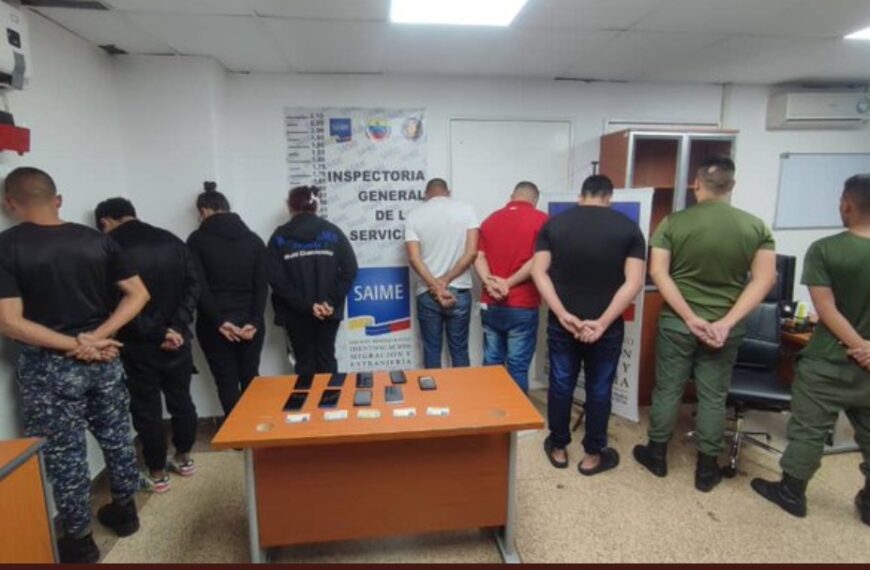 9 DETENIDOS DEJA DESARTICULACIÓN DE MAFIAS QUE OPERABAN AFUERA DEL SAIME