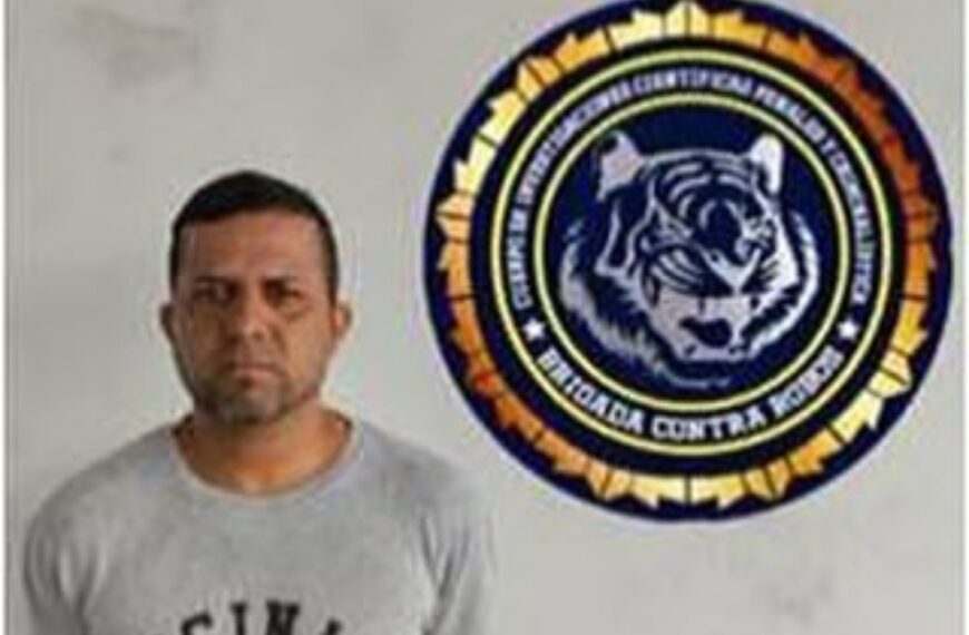 (VENEZUELA) CAPTURAN EN LARA A INTEGRANTE DE LA BANDA EL COLOMBIANO