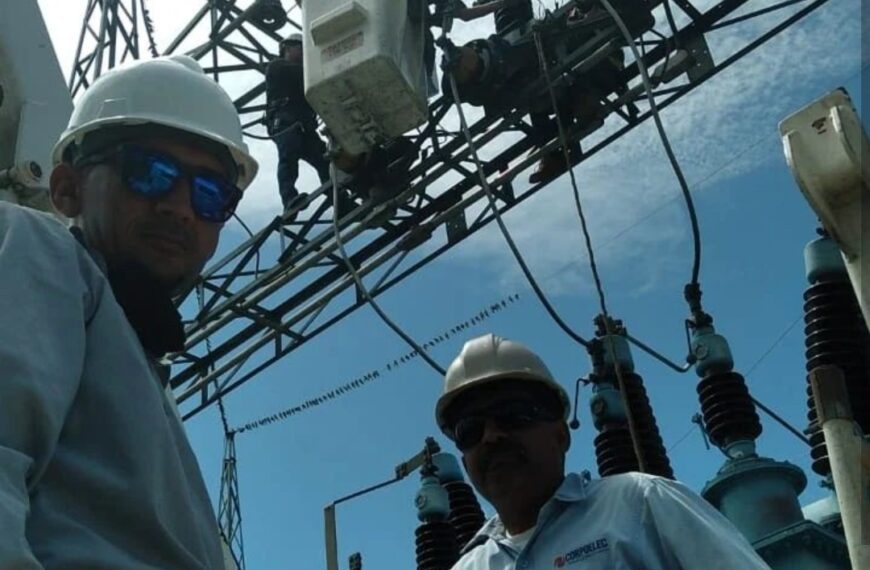 (VENEZUELA) CORPOELEC HACE MANTENIMIENTO PREVENTIVO EN MUNICIPIO TORRES
