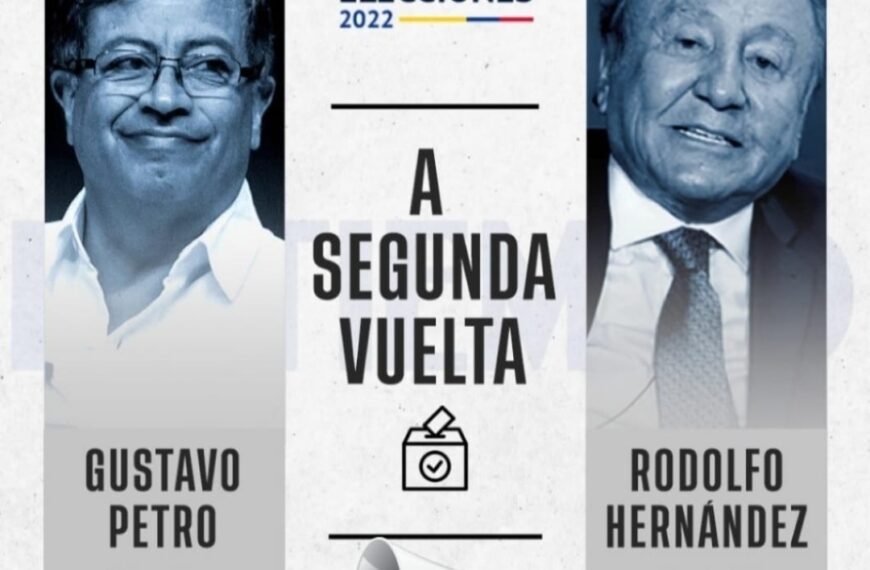 (COLOMBIA) ULTIMA HORA GUSTAVO PETRO Y RODOLFO HERNÁNDEZ A LA SEGUNDA VUELTA EN COLOMBIA