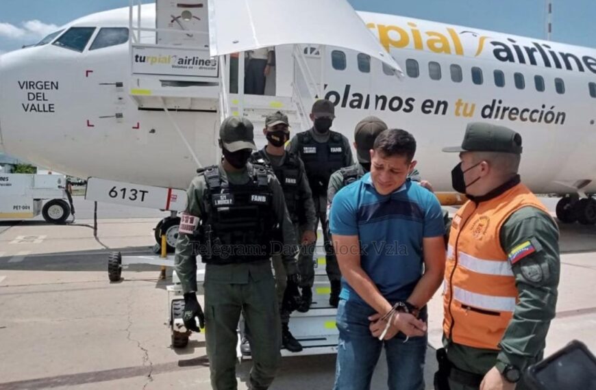 (VENEZUELA) CAPTURADO SUJETO QUE AGREDIÓ EN PLENO VUELO A TRIPULANTES DE CABINA EN VUELO DE TURPIAL AIRLINES