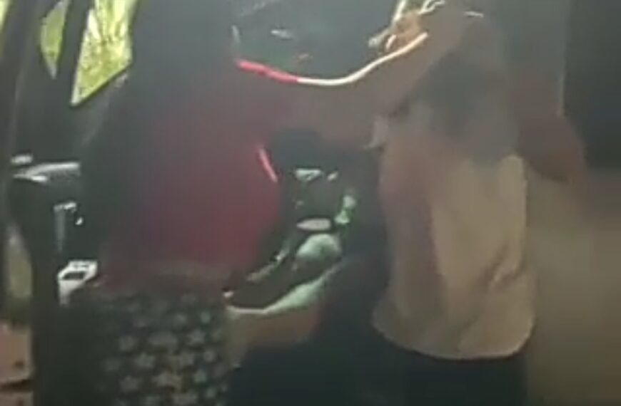 HIP HIP, DOÑITA EBRIA MONTÓ SU SHOW
