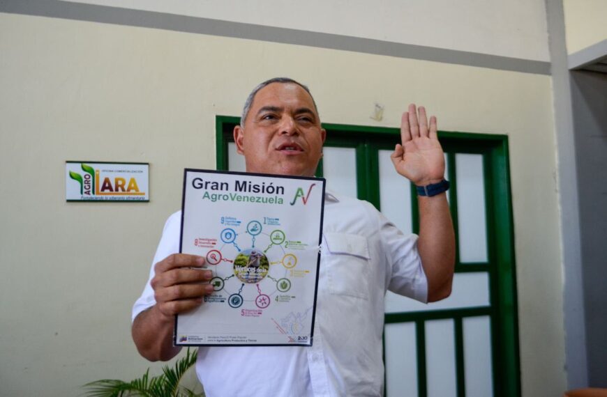 (VENEZUELA) GOBERNADOR DE LARA JURAMENTÓ ESTADO MAYOR DE LA GRAN MISIÓN AGROVENEZUELA