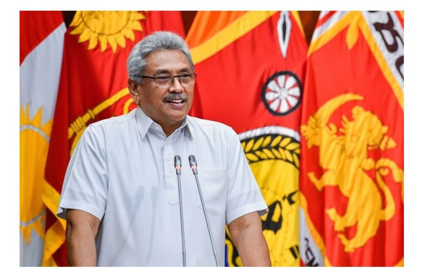 (SRI LANKA) PRESIDENTE ABANDONÓ EL PAÍS CON RUMBO A MALDIVAS