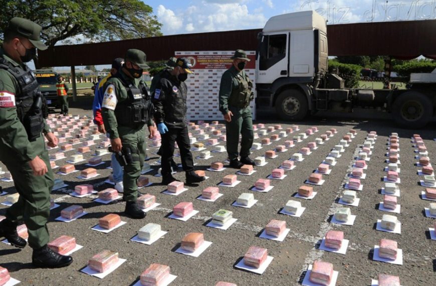 (VENEZUELA) VENEZUELA OCUPA LA POSICIÓN 11 EN INCAUTACIÓN DE DROGA