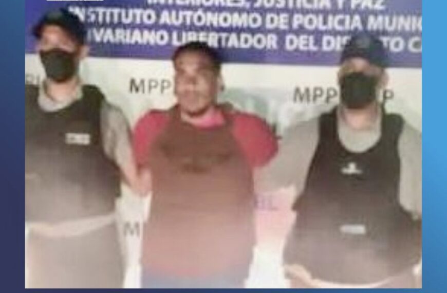 (VENEZUELA) RECAPTURADO ABERRADO SEXUAL FUGADO DEL CICPC