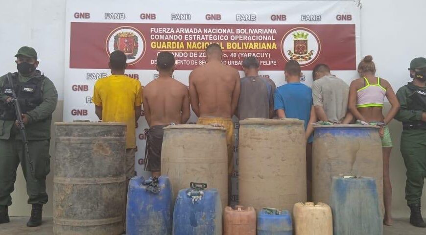 (VENEZUELA) FANB DESMANTELA GRUPO HAMPONIL DEDICADO A LA EXTRACCIÓN DE GASOLINA EN YARACUY