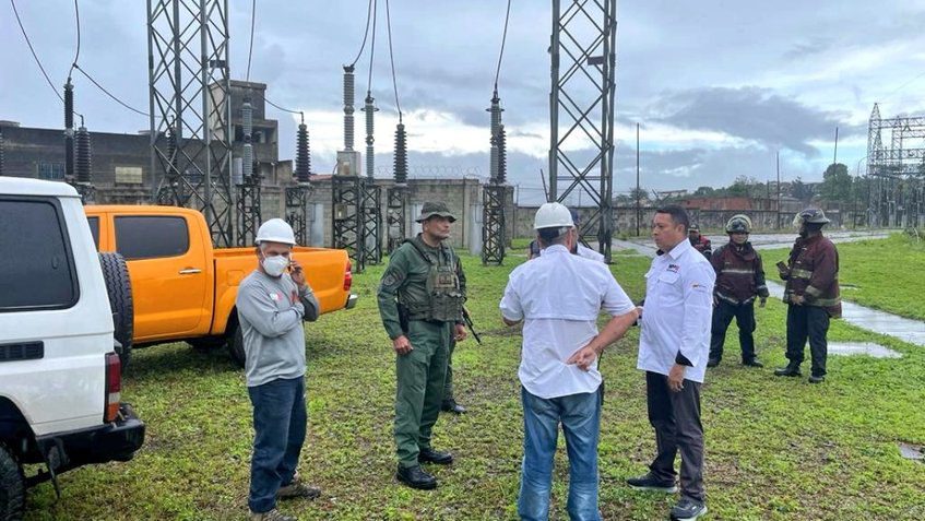 (VENEZUELA) RESTABLECIDO SISTEMA ELECTRICO EN SUBESTACIÓN EL JUNQUITO