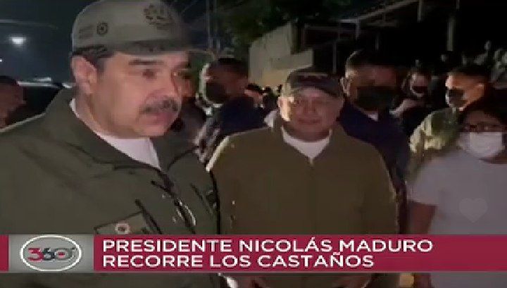 (VENEZUELA) PRESIDENTE MADURO CONFIRMÓ 3 FALLECIDOS EN EL SECTOR EL CASTAÑO PRODUCTO DE LAS FUERTES PRECIPITACIONES