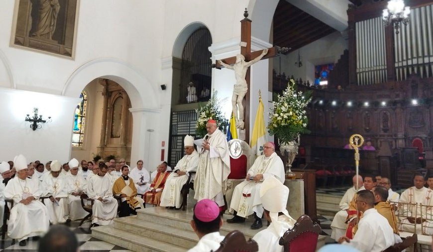 (VENEZUELA) CARDENAL BALTAZAR PORRAS TOMÓ POSESIÓN COMO ARZOBISPO DE CARACAS