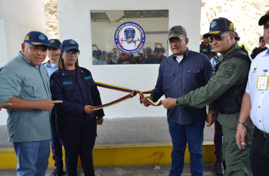 (VENEZUELA) GOBIERNO DE LARA INAUGURÓ UNIDAD DE VIGILANCIA Y PATRULLAJE REMOTO PARA EL RESGUARDO DE LA POBLACIÓN