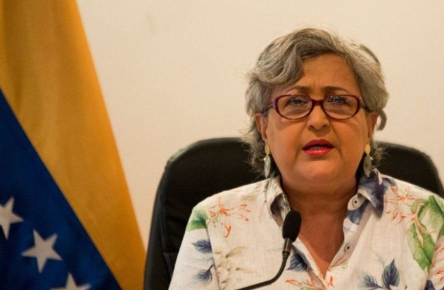 (VENEZUELA) VICEPRESIDENTA DELCY RODRÍGUEZ CONFIRMA FALLECIMIENTO DE LA EX PRESIDENTA DEL CNE TIBISAY LUCENA
