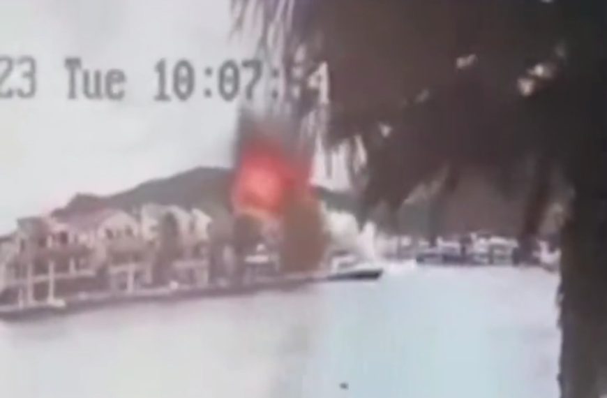 (VENEZUELA) CAMARA DE SEGURIDAD CAPTA LA EXPLOSIÓN DE CASA EN LECHERÍA (VIDEO)