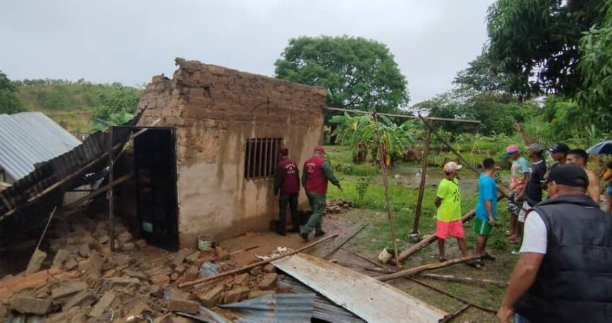 (VENEZUELA) 400 VIVIENDAS FUERON AFECTADAS EN COJEDES POR FUERTES LLUVIAS