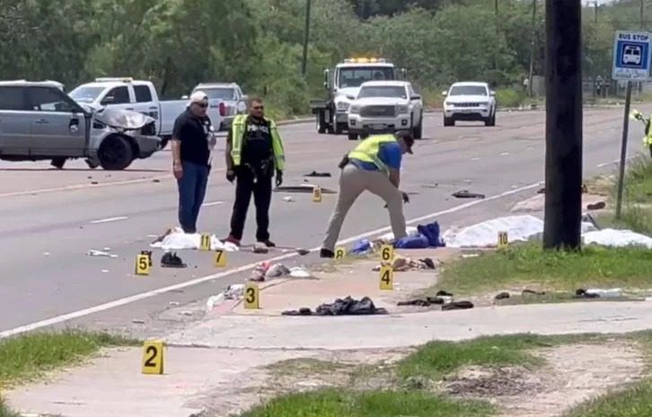 (EEUU) DETIENEN A RESPONSABLE DE ARROLLAR A MIGRANTES EN TEXAS DONDE FALLECIERON 7 VENEZOLANOS (+VIDEO)