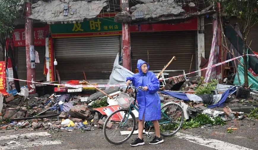 (CHINA) 11 MIL CIUDADANOS EVACUADOS TRAS SISMO DE 5,2 GRADOS AL SUR DEL GIGANTE ASIÁTICO