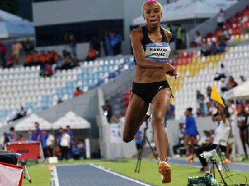 (POLONIA) LA REINA DEL SALTO TRIPLE YULIMAR ROJAS CONSIGUE NUEVA MARCA EN LA LIGA DIAMANTE