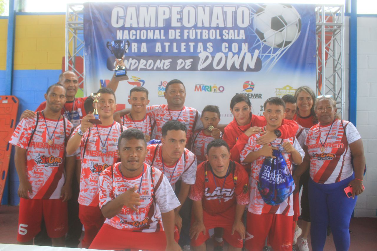 (VENEZUELA) ¡INVICTOS! SELECCIÓN LARENSE DE SÍNDROME DE DOWN QUEDAN CAMPEÓN EN ARAGUA