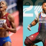 (VENEZUELA) ATLETAS YULIMAR ROJAS Y JULIO MAYORA ABANDERADOS DEL PAÍS EN JJOO PARÍS 2024