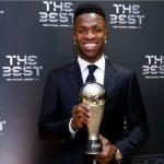 (MUNDO) VINICIUS JUNIOR FUE ELECTO JUGADOR DEL AÑO POR LA FIFA