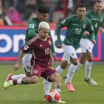 (VENEZUELA) SELECCIÓN VINOTINTO BUSCARÁ TRIUNFO ANTE BOLIVIA DE CARA AL MUNDIAL 2026
