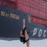 (RUSIA) GIMNASTA RUSA MARÍA ROSLYAKOVA ESTABLECIÓ RÉCORD MUNDIAL AL HACER RUTINA EN EL POLO NORTE (+VIDEO)
