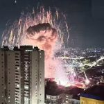 (BRASIL) VORAZ INCENDIO CONSUMIÓ ALMACÉN DE FUEGOS ARTIFICIALES