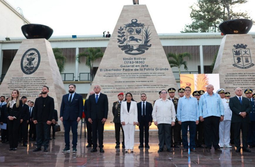 (VENEZUELA) PRESIDENTA ENCARGADA DELCY RODRÍGUEZ ANUNCIÓ NUEVAS DESIGNACIONES MINISTERIALES