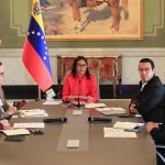 (VENEZUELA) PRESIDENTA ENCARGADA DELCY RODRÍGUEZ ENCABEZÓ REUNIÓN DEL MOTOR INDUSTRIAS BÁSICAS Y MINERÍA