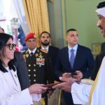 (VENEZUELA) PRESIDENTA ENCARGADA RECIBIÓ CARTAS CREDENCIALES DE LOS EMBAJADORES DE CATAR, ITALIA Y NICARAGUA
