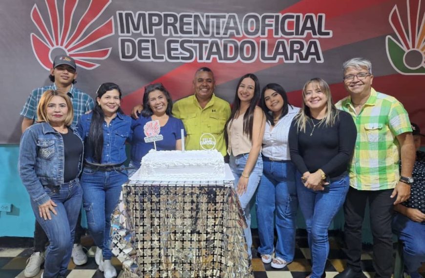 (VENEZUELA) IMPRENTA OFICIAL DE LARA ARRIBÓ A 29 AÑOS CON GRANDES RETOS EN 2026