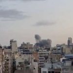 (MUNDO) POTENTE ATAQUE AÉREO DESTRUYÓ EDIFICIO RESIDENCIAL EN BEIRUT (+VIDEOS)