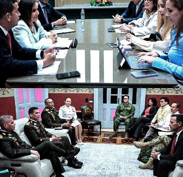 (MUNDO) MINISTROS DE COLOMBIA Y VENEZUELA REALIZAN MESAS DE TRABAJO EN ÁREAS DE SEGURIDAD, COMERCIO Y ENERGÍA