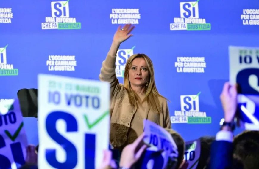 (ITALIA) REFORMA JUDICIAL PROPUESTA POR GIORGIA MELONI SE MIDE EN REFERÉNDUM ESTE DOMINGO