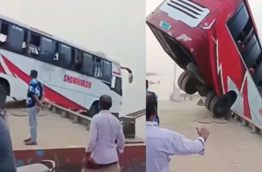 (BANGLADESH) 26 FALLECIDOS SE REPORTAN TRAS CAÍDA DE UN COLECTIVO A UN RÍO