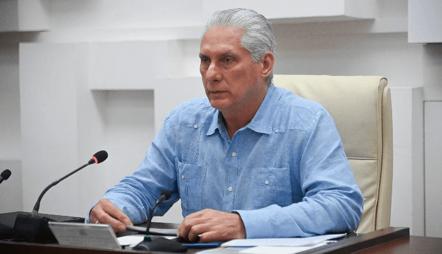 (CUBA) PRESIDENTE DÍAZ-CANEL EXPRESÓ PREOCUPACIÓN POR DESAPARICIÓN DE BARCOS MEXICANOS CON AYUDA HUMANITARIA