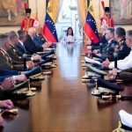 (VENEZUELA) PRESIDENTA ENCARGADA DELCY RODRÍGUEZ JURAMENTÓ AL NUEVO ALTO MANDO MILITAR
