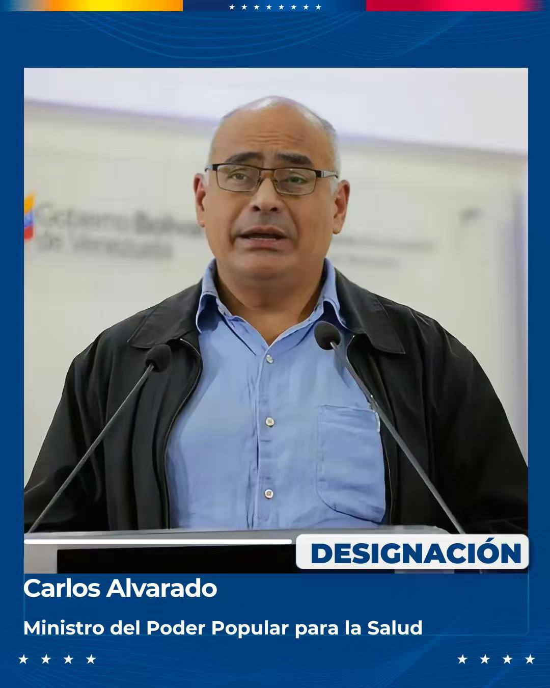(VENEZUELA) PRESIDENTA (E) DELCY RODRÍGUEZ DESIGNÓ AL DR. CARLOS ALVARADO COMO MINISTRO&hellip;