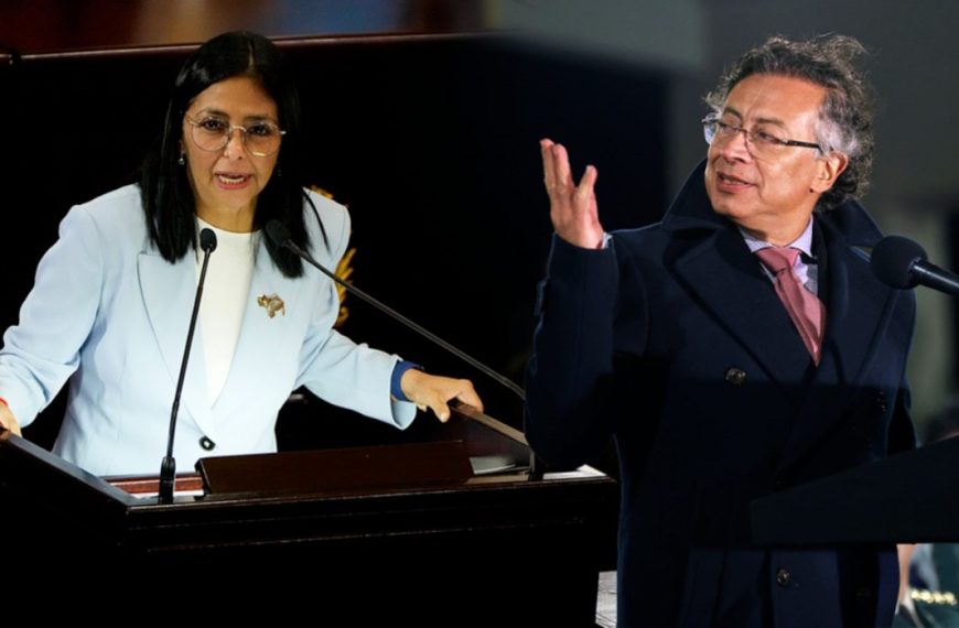 (VENEZUELA) DELCY RODRÍGUEZ Y GUSTAVO PETRO SE REUNIRÁN ESTE VIERNES EN CARACAS
