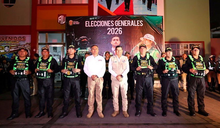 (PERÚ) MÁS DE 100.000 FUNCIONARIOS DE SEGURIDAD  CUSTODIARÁN ELECCIONES GENERALES DE ESTE DOMINGO