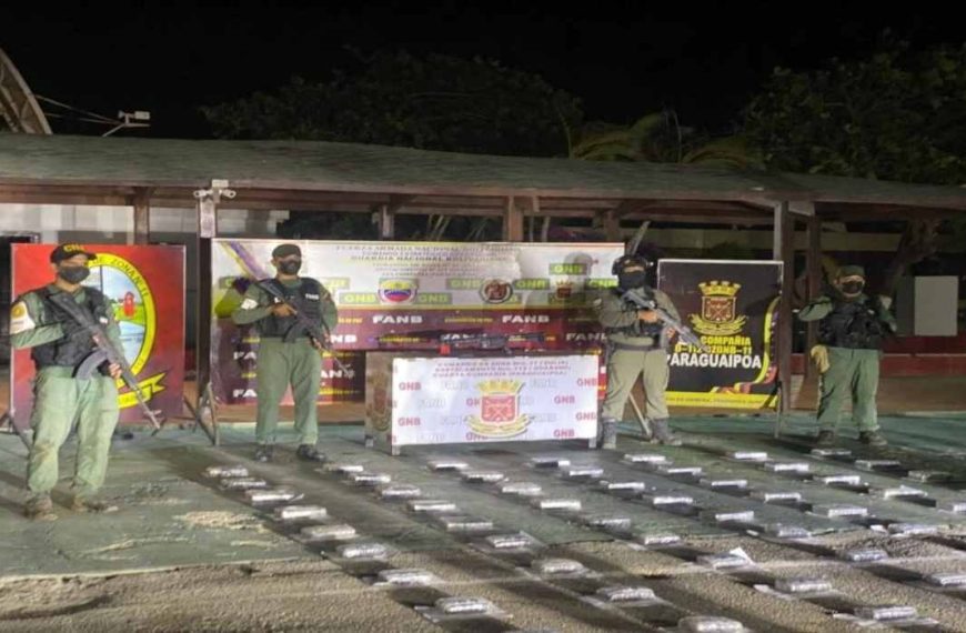 (VENEZUELA) DECOMISAN MÁS DE 69 KILOGRAMOS DE PRESUNTA COCAÍA EN EL ESTADO ZULIA