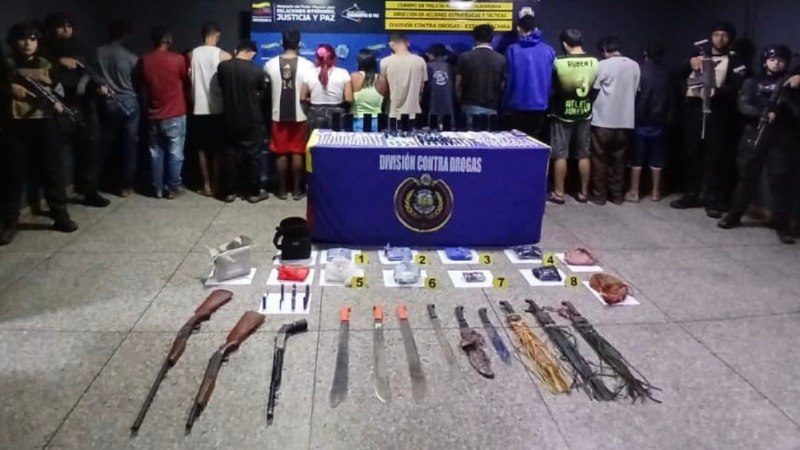(VENEZUELA) 14 PERSONAS FUERON DETENIDAS POR MICROTRÁFICO DROGAS EN EL ESTADO TÁCHIRA