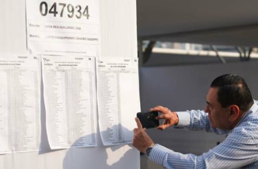 (PERÚ) CIUDADANOS PARTICIPAN EN JORNADA COMICIAL PRESIDENCIAL DE ESTE DOMINGO