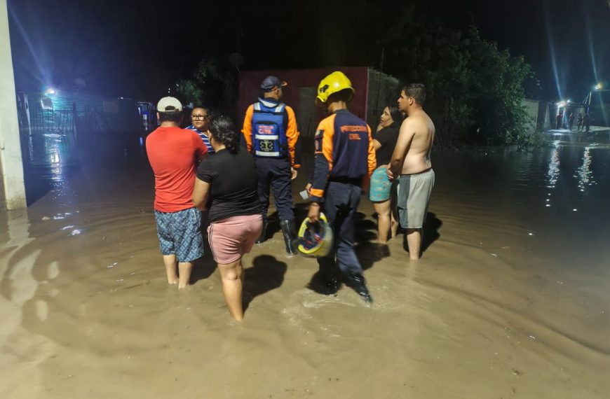 (VENEZUELA) SISTEMA DE GESTIÓN DE RIESGO SE DESPLIEGA EN LARA TRAS INTENSAS PRECIPITACIONES